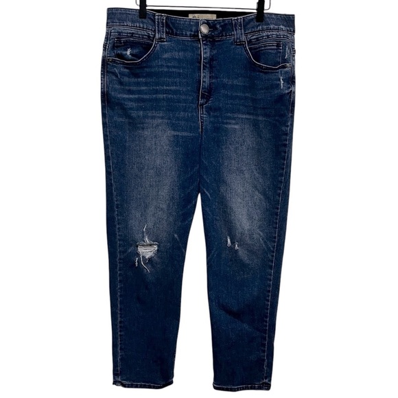 DEMOCRACY Ab Technology Distressed Jeans Size 16 - Picture 1 of 10